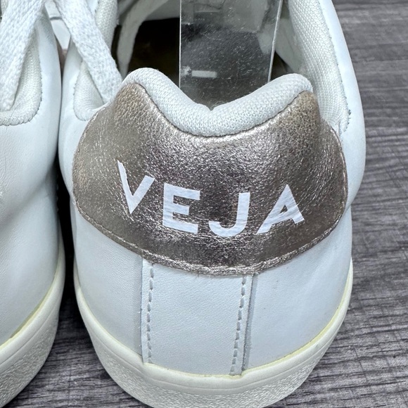 VEJA Esplar White/Rose Gold Sneakers [S6566] - Picture 9 of 11